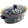 Terrine à Baeckeoffe Bleu de Soufflenheim Cigogne 30 cm
