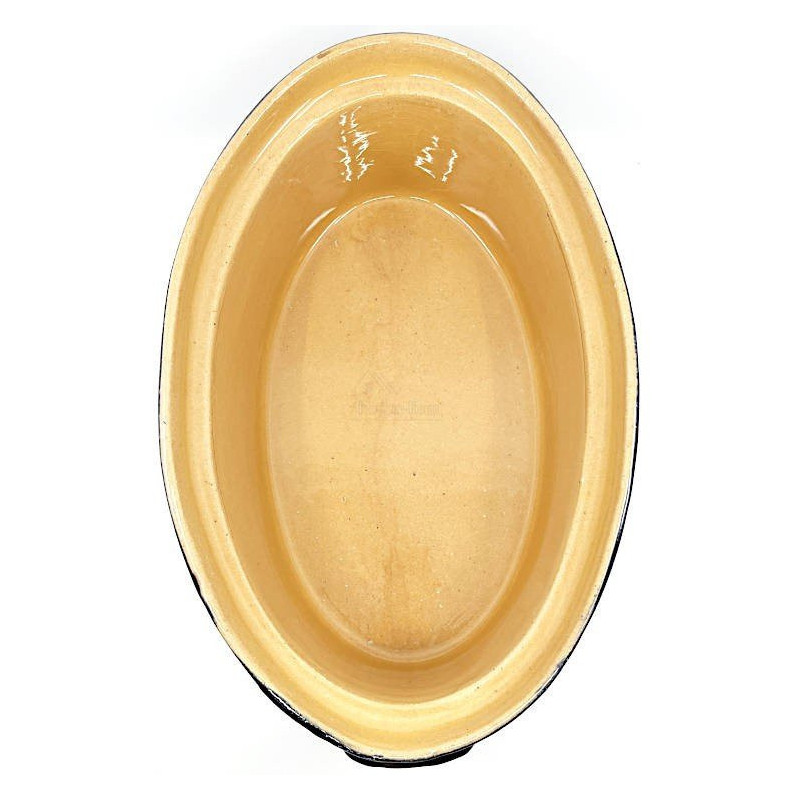 Soufflenheim Blaue Baeckeoffe Terrine Storch 37 cm