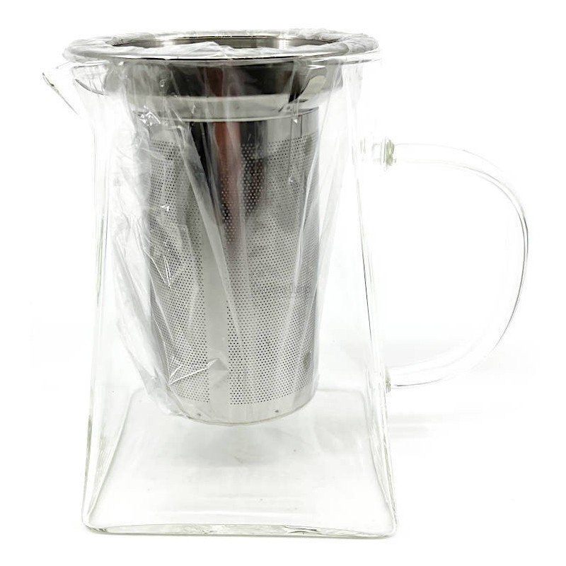 Théière en Verre avec filtre d'infusion en Inox 750 ml