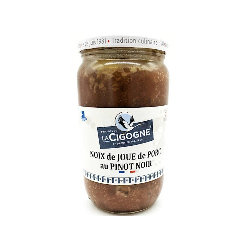 Pack Repas Alsacien avec Noix de Joue de Porc + Knepfles + Pinot Noir