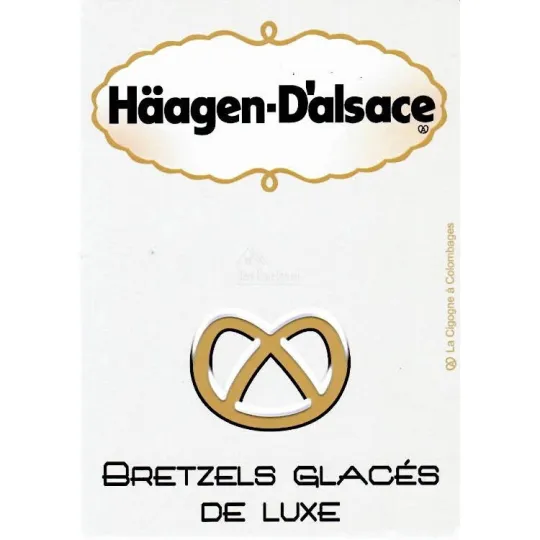 Carte Postale Humoristique Häagen d'Alsace