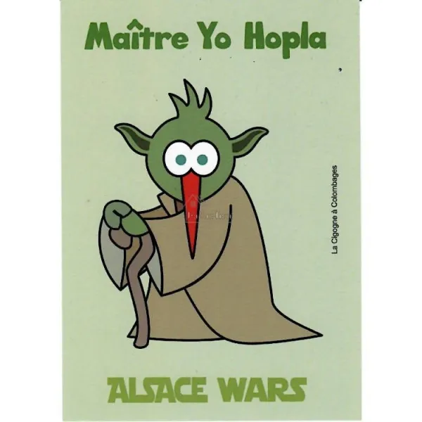 Humorous Postcard Master Yo Hopla