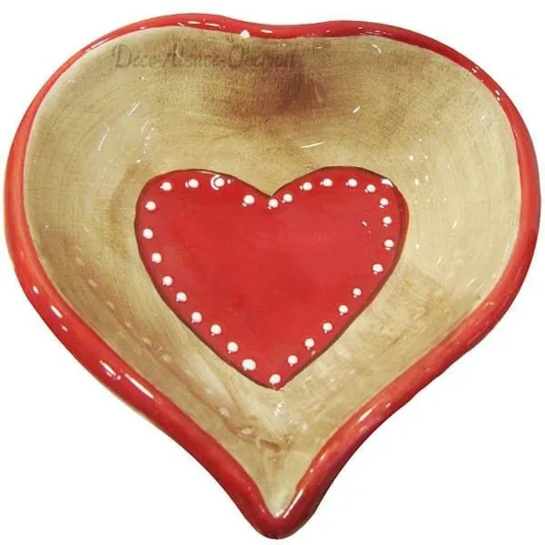 Ceramic Cup with Hearts of Alsace decor