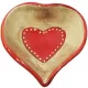 Coupelle en Céramique décor Coeurs d'Alsace