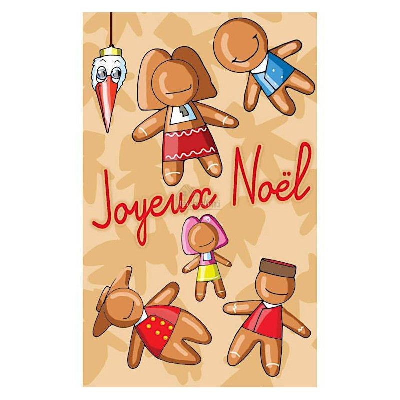 6 Merry Christmas Greeting Cards Jeannala & Seppala Mignonnettes with Envelopes