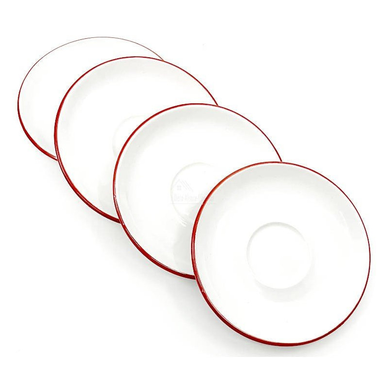 Set aus 4 Espressotassen aus Keramik Georges Ratkoff