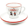 Set aus 4 Espressotassen aus Keramik Georges Ratkoff