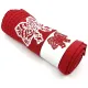 Torchon de Cuisine rouge Nid d'Abeille brodé Coiffe d'Alsace