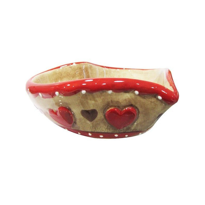Ceramic Cup with Hearts of Alsace decor