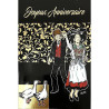Golden Greeting Card Happy Birthday Alsatian Couple