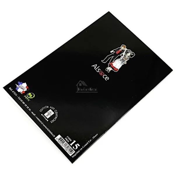 Golden Greeting Card Happy Birthday Alsatian Couple