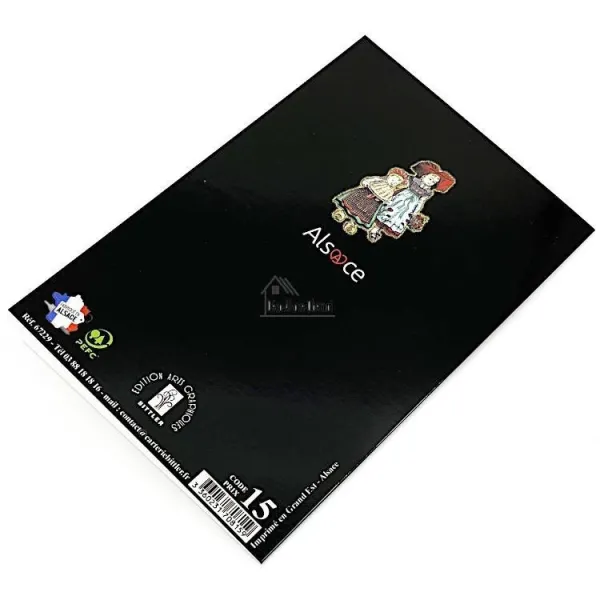 Alsatian Children Golden Greeting Card