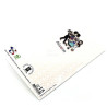 Silver Greeting Card Pansy of Alsace round of Children