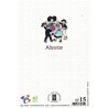 Silver Greeting Card Pansy of Alsace round of Children