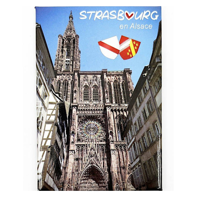 Magnet Décoratif Rosace de la Cathédrale Notre-Dame de Strasbourg