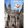 Magnet Décoratif Rosace de la Cathédrale Notre-Dame de Strasbourg