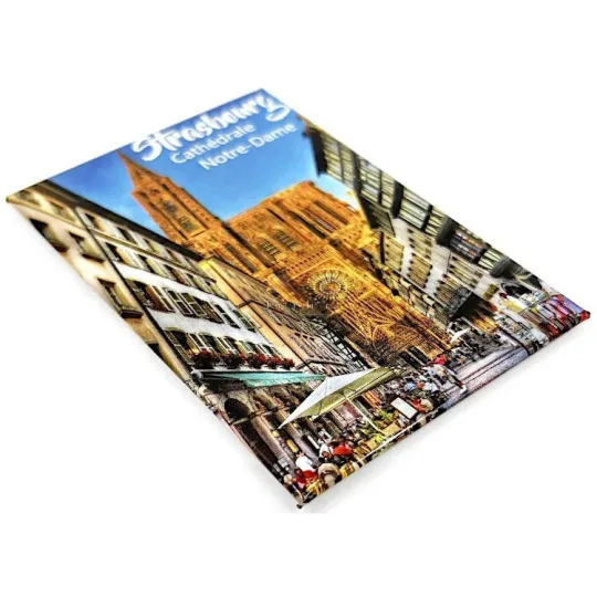 Decoratieve Magneet Uitzicht op de Kathedraal Notre-Dame van Straatsburg