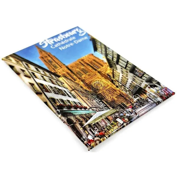 Decorative Magnet View of the Notre-Dame Cathedral of Strasbourg