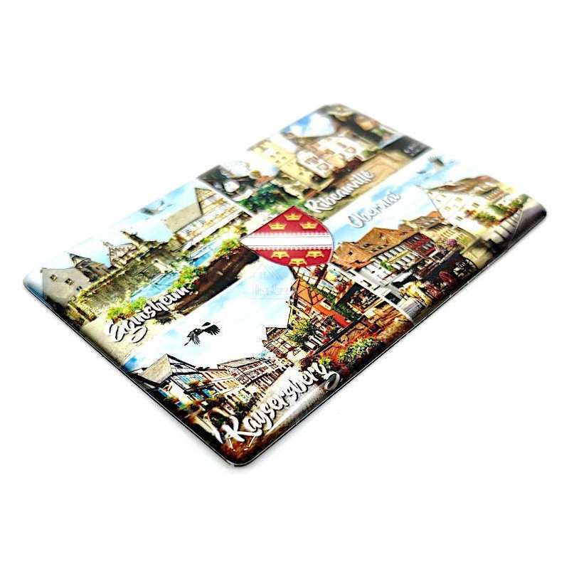 Magnet Décoratif multi-vue Villages d'Alsace