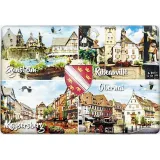 Alsace Villages decorative magnet