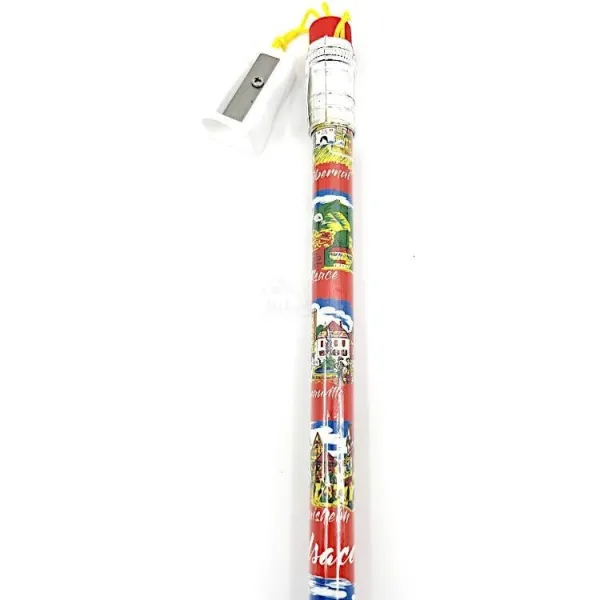 Maxi Crayon de papier Villages d’Alsace avec Gomme et Taille Crayon
