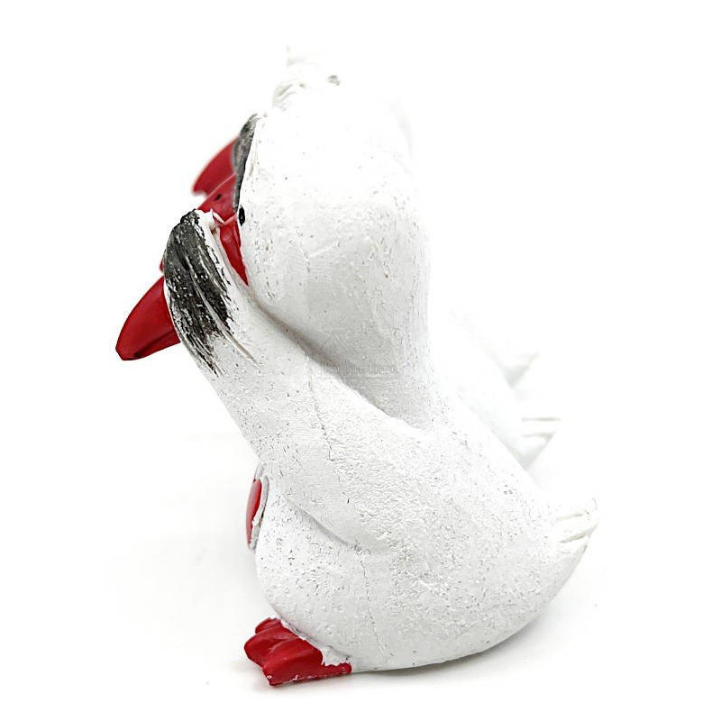 Resin storks see nothing, say nothing, hear nothing