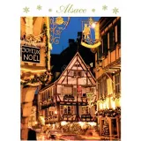 Postkarte Stimmung auf Weihnachtsmärkten