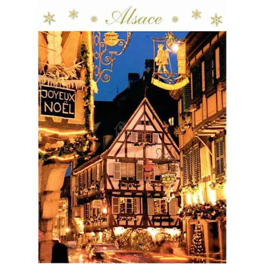 Carte Postale Ambiance sur Marchés de Noël