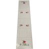 Alsace Table Runner with Flowers 40 cm x 170 cm