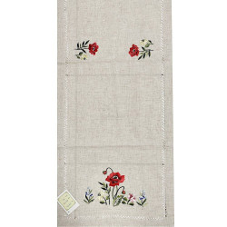 Chemin de Table Alsace décors Fleurs 40 cm x 170 cm