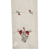 Tischläufer Elsass mit Mohnblumendekor 40 cm x 170 cm