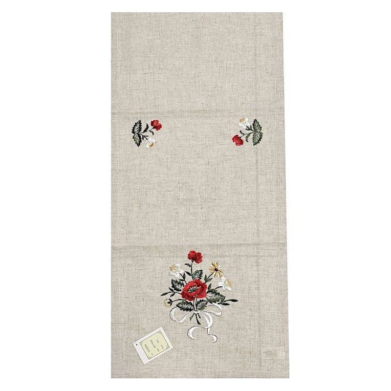 Chemin de Table Alsace décors Bouquet de Fleurs 40 cm x 170 cm