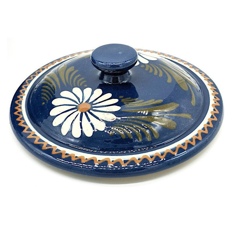 Topf 3 Liter Bleu de Soufflenheim Gänseblümchen