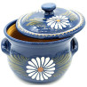 Topf 3 Liter Bleu de Soufflenheim Gänseblümchen