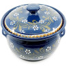 Pot 4 liters Bleu de Soufflenheim Daisy