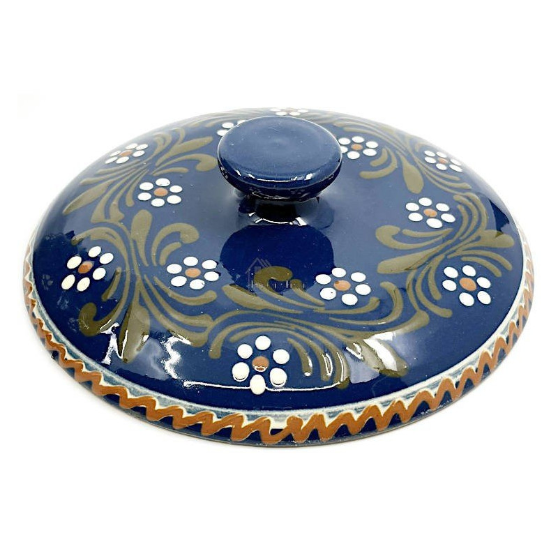 Pot 4 liters Bleu de Soufflenheim Daisy