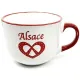 Mug Jumbo en Céramique Bretzel d'Alsace