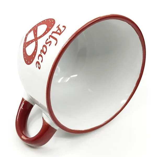 Jumbo Tasse aus Keramik Brezel aus dem Elsass