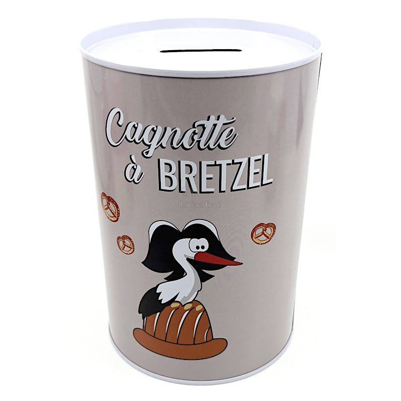 Tirelire en métal Cagnotte à Bretzel