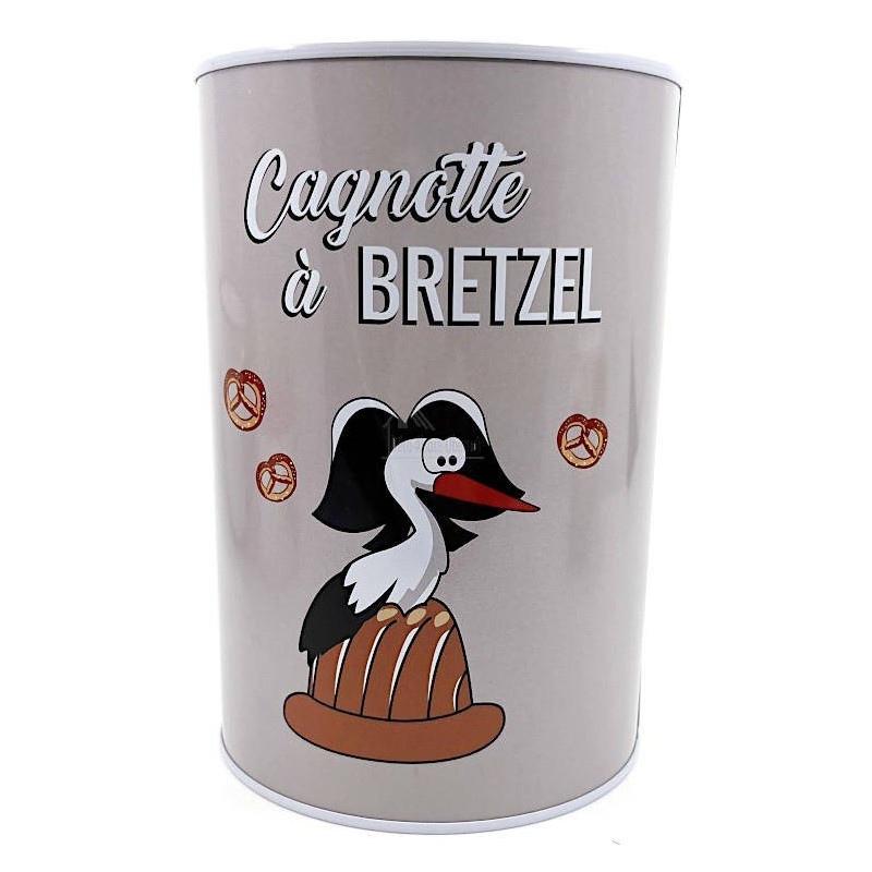 Tirelire en métal Cagnotte à Bretzel