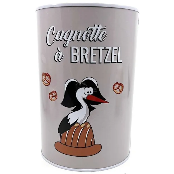 Tirelire en métal Cagnotte à Bretzel