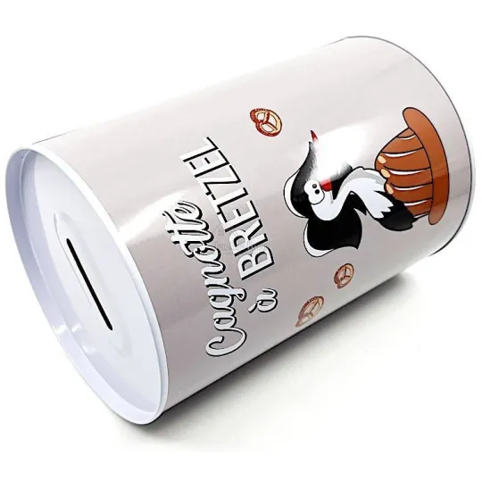 Metal money box Pretzel Kitty