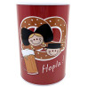 Hopla metal money box from Alsace