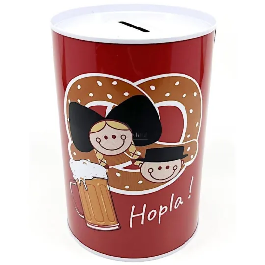 Tirelire en métal Hopla d'Alsace