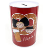 Hopla metal money box from Alsace
