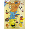 Puzzle en Bois Enfant la Route des Vins d'Alsace