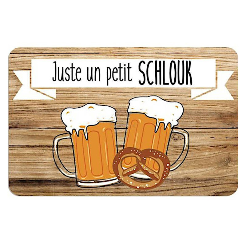 Alsatian Placemat Just a little Schlouk