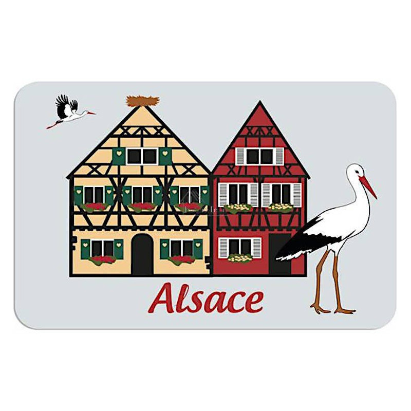Set de Table Maisons Alsaciennes et Cigogne