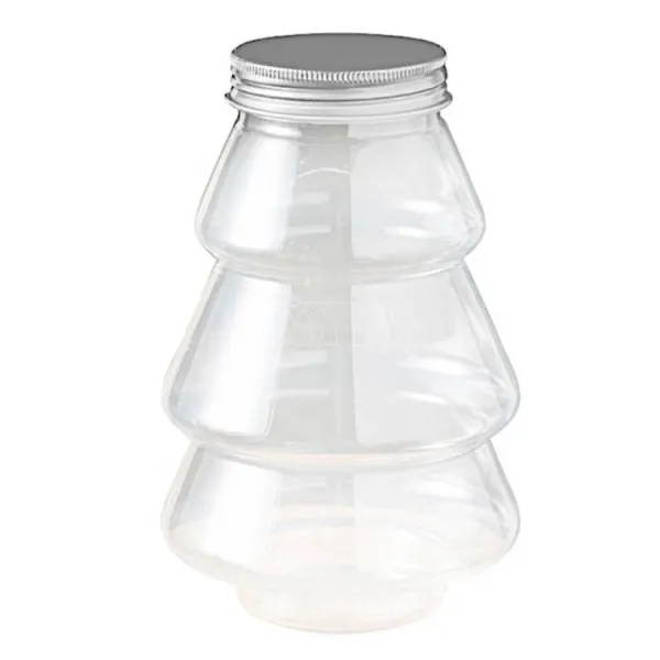 Empty bottle Christmas tree shape 500 ml