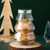 Leere Flasche in Form eines Weihnachtsbaums 500 ml